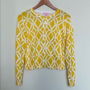 Lily Pulitzer Yellow Cardigan